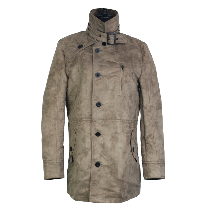 Men Waterproof Windproof Spring Fall LEather Jacket.webp